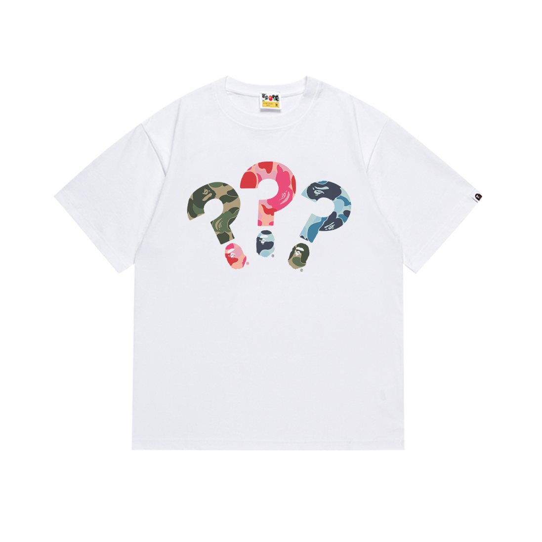 BAPE Question Mark Graphic Short-Sleeve T-Shirt — front
