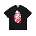BAPE Pink Camo Ape Head Graphic T-Shirt — front