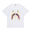 BAPE Shark Mouth Zipper Graphic T-Shirt — front