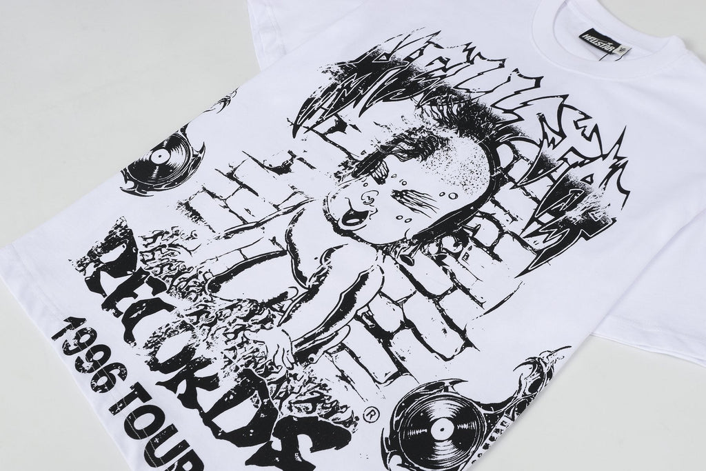 Hellstar Front & Back Graphic Short-Sleeve T-Shirt — detail