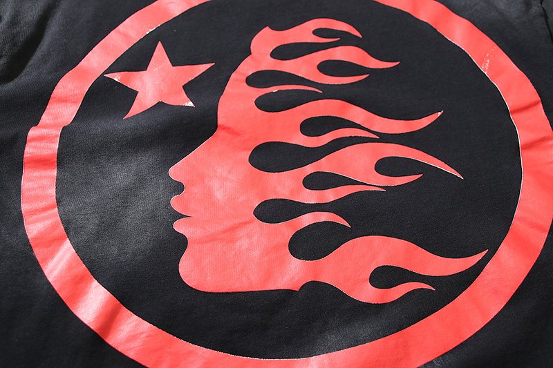 Hellstar Flame-Head Graphic Short-Sleeve T-Shirt — detail