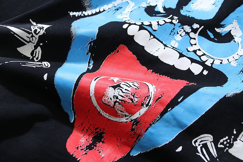 Hellstar Flame Face Graphic T-Shirt — detail