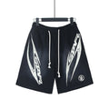 Hellstar Washed Splatter Graphic Shorts — hero