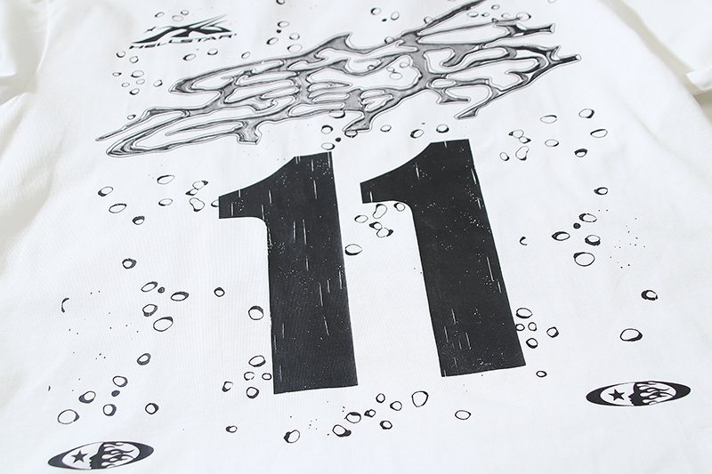 Hellstar Number Graphic Long-Sleeve T-Shirt — detail