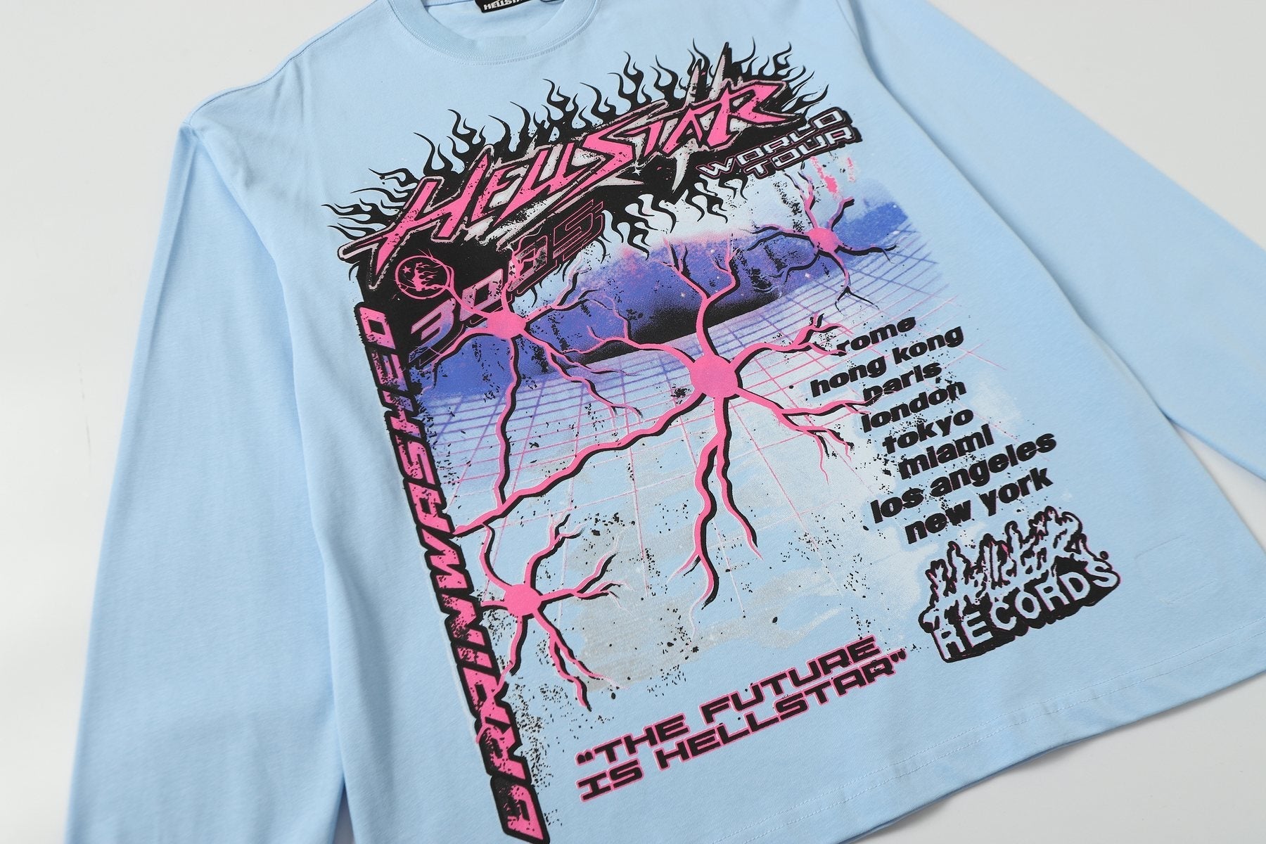 Helistar World Tour Graphic Long-Sleeve T-Shirt — front