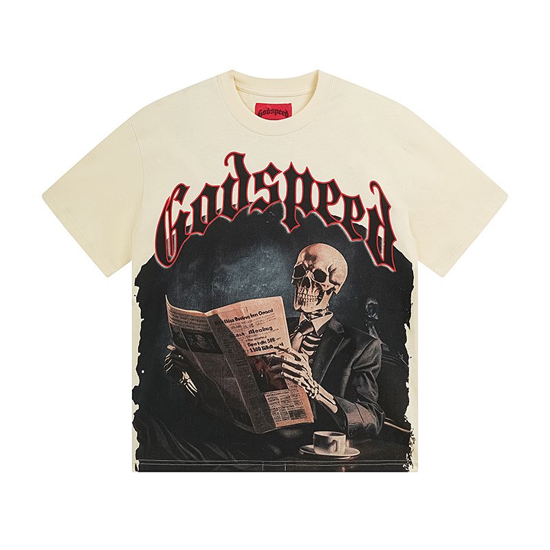 Godspeed Stock Chart Graphic Short-Sleeve T-Shirt — hero