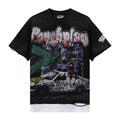 Rough Play Pink Police Car Rhinestone Short-Sleeve T-Shirt — hero