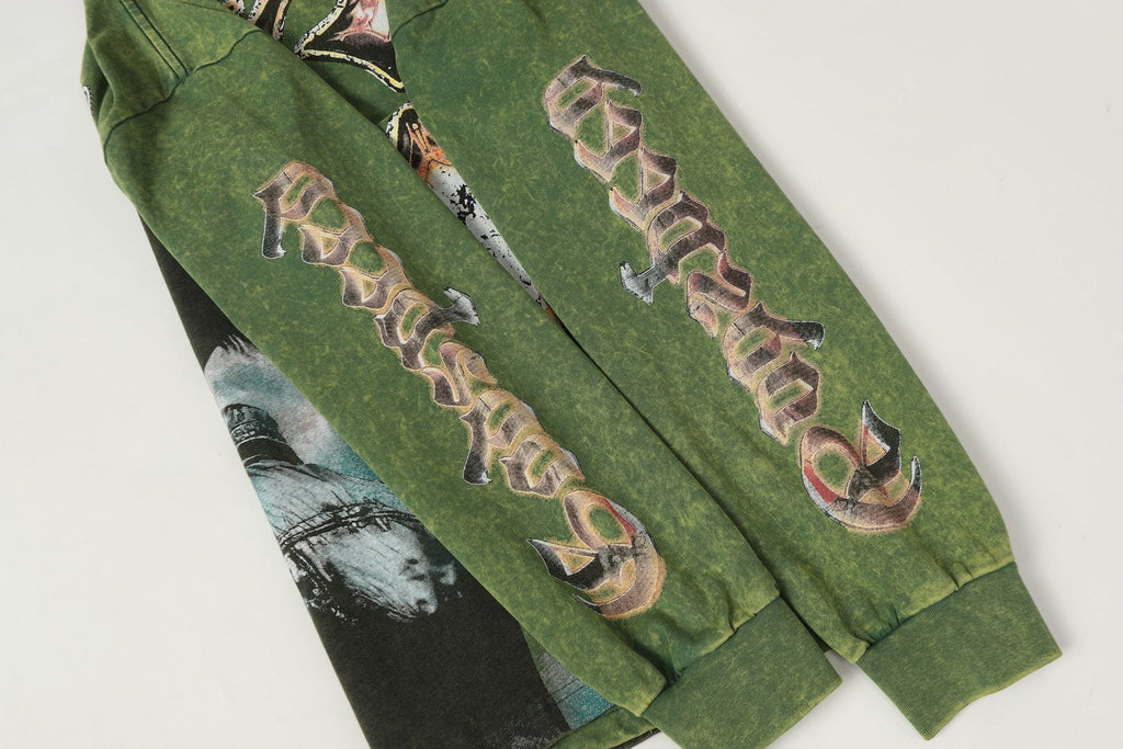 Godspeed Washed Rock Graphic Long-Sleeve T-Shirt — detail