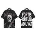 Godspeed Skull Figure Graphic T-Shirt — front