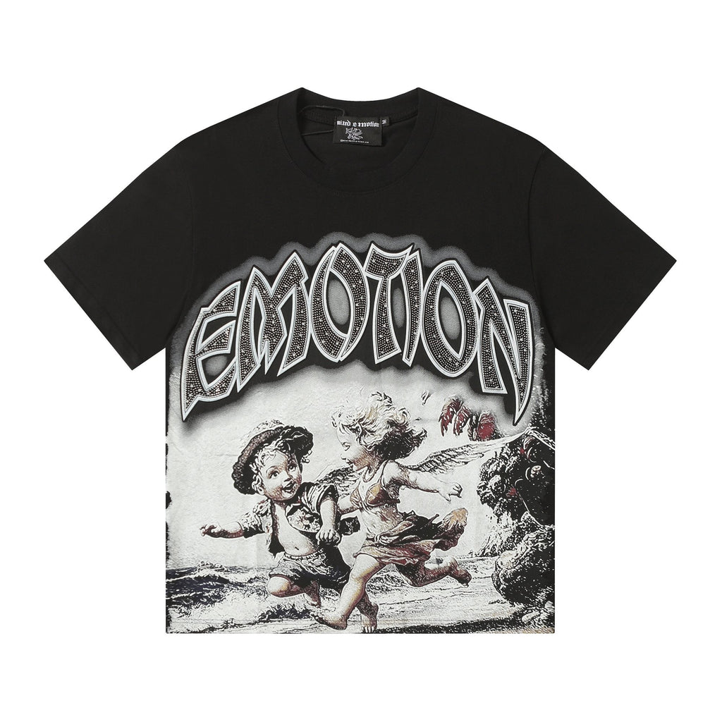 MIXED EMOTION Angel Beach Graphic T-Shirt — hero