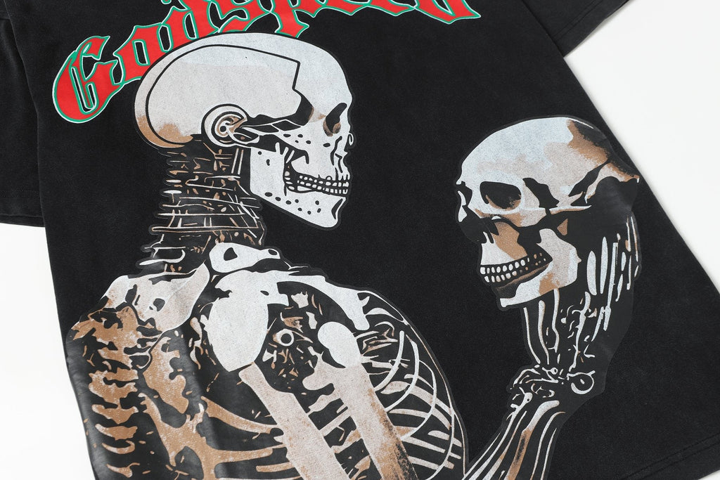 Godspeed Skeleton Graphic Short-Sleeve T-Shirt — detail