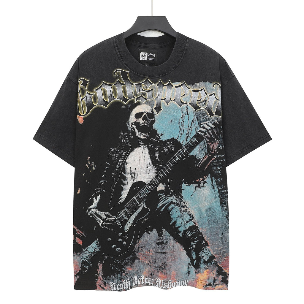Godspeed Death Before Dishonor Graphic T-Shirt — front