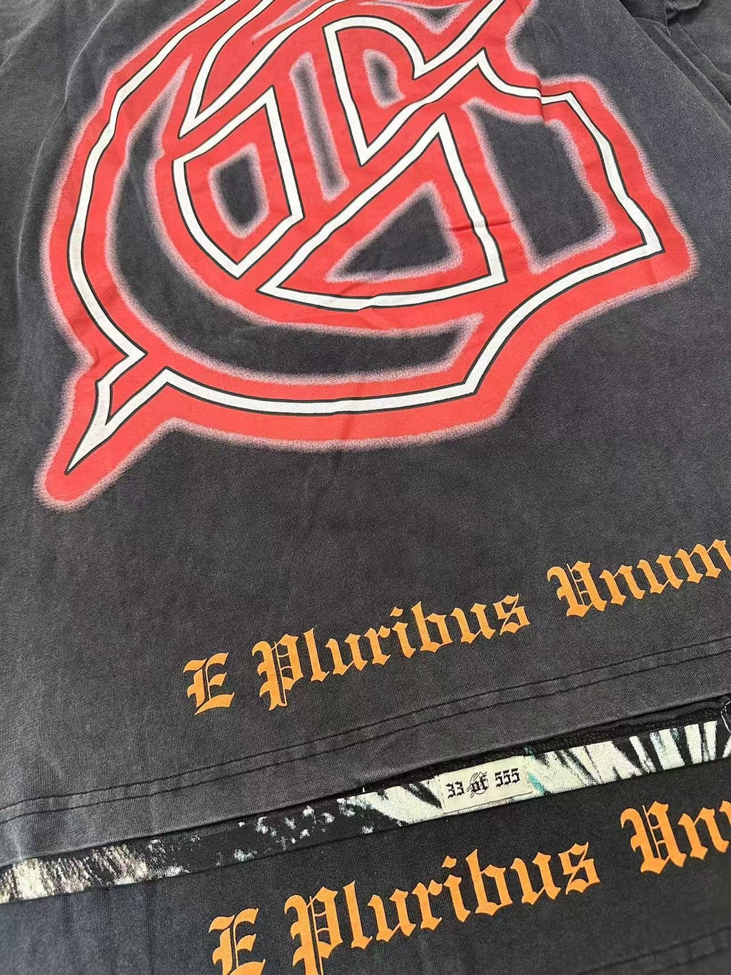 Godspeed Statue of Liberty Washed Graphic T-Shirt — detail