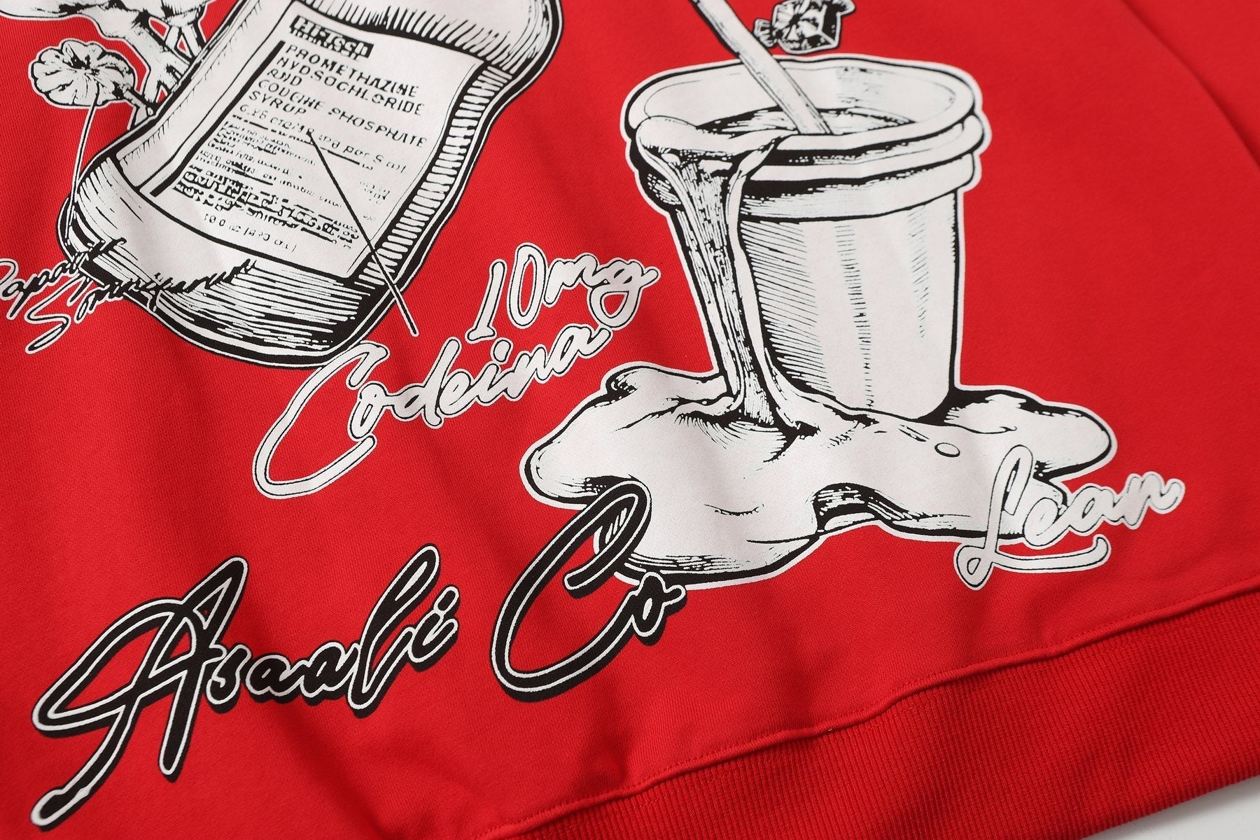 THAT'S A AWFUL LOT OF COUGH SYRUP Rising Star Graphic Hoodie — detail