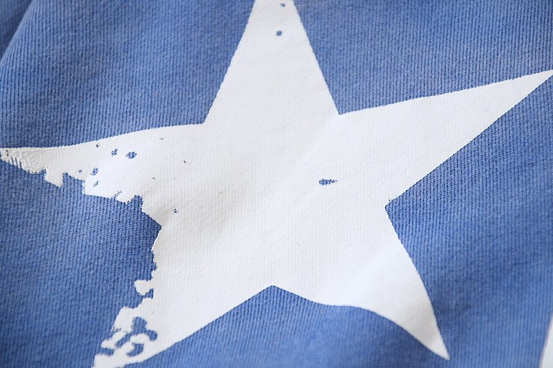 Hellstar Washed Flame Star Graphic Hoodie — detail