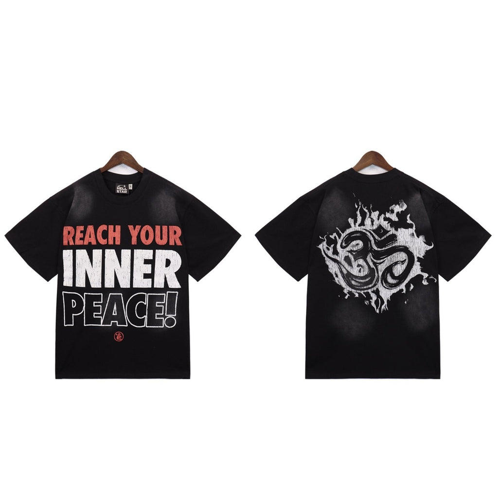 Hellstar Reach Your Inner Peace Graphic T-Shirt — front