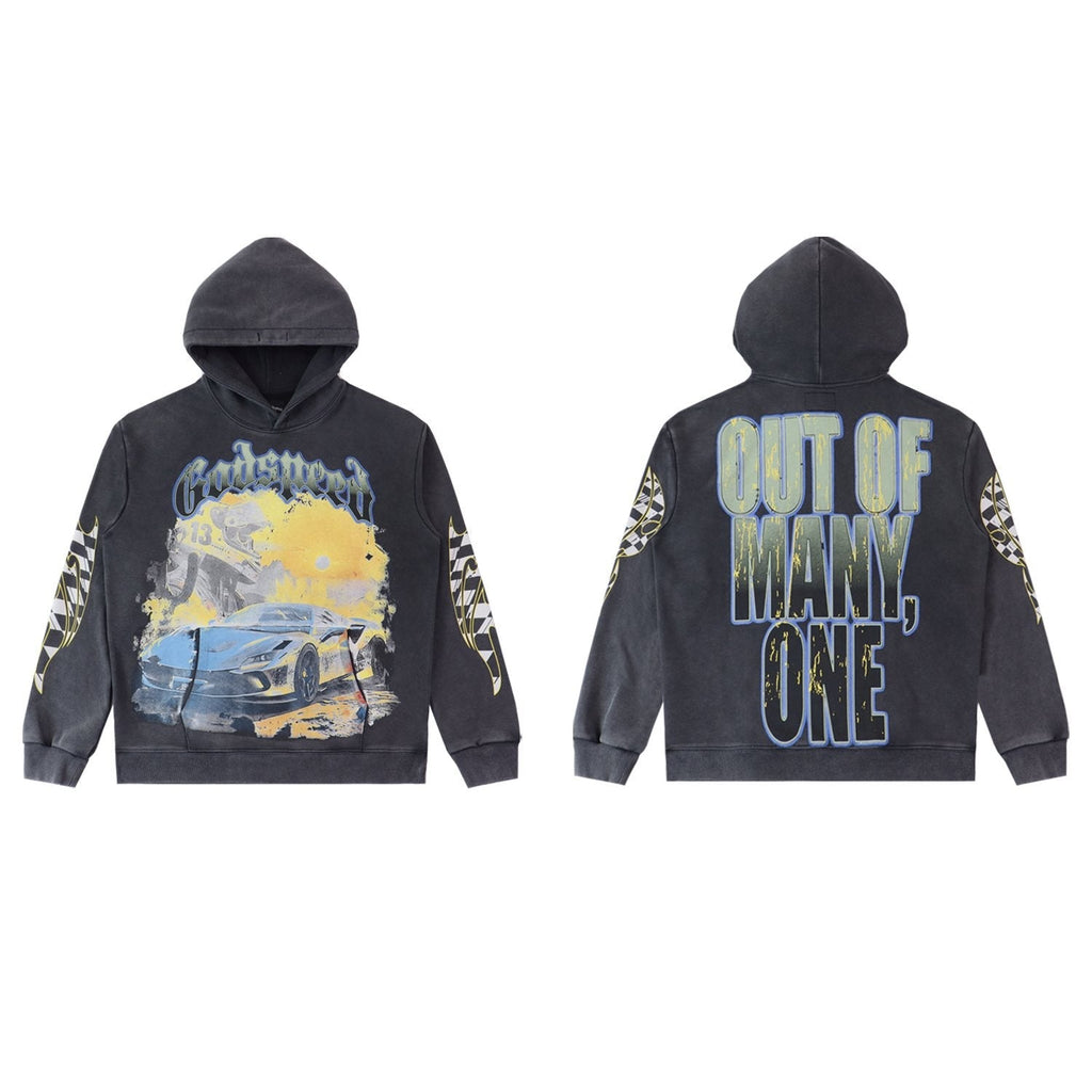 Godspeed Racing Graphic Hoodie — back