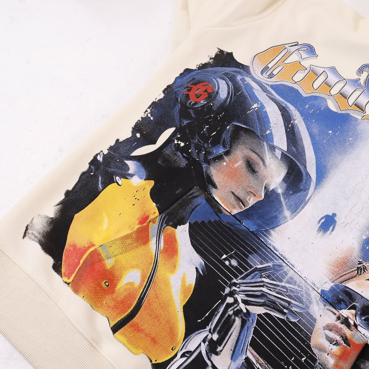 Godspeed Out of Many One Graphic Hoodie — detail