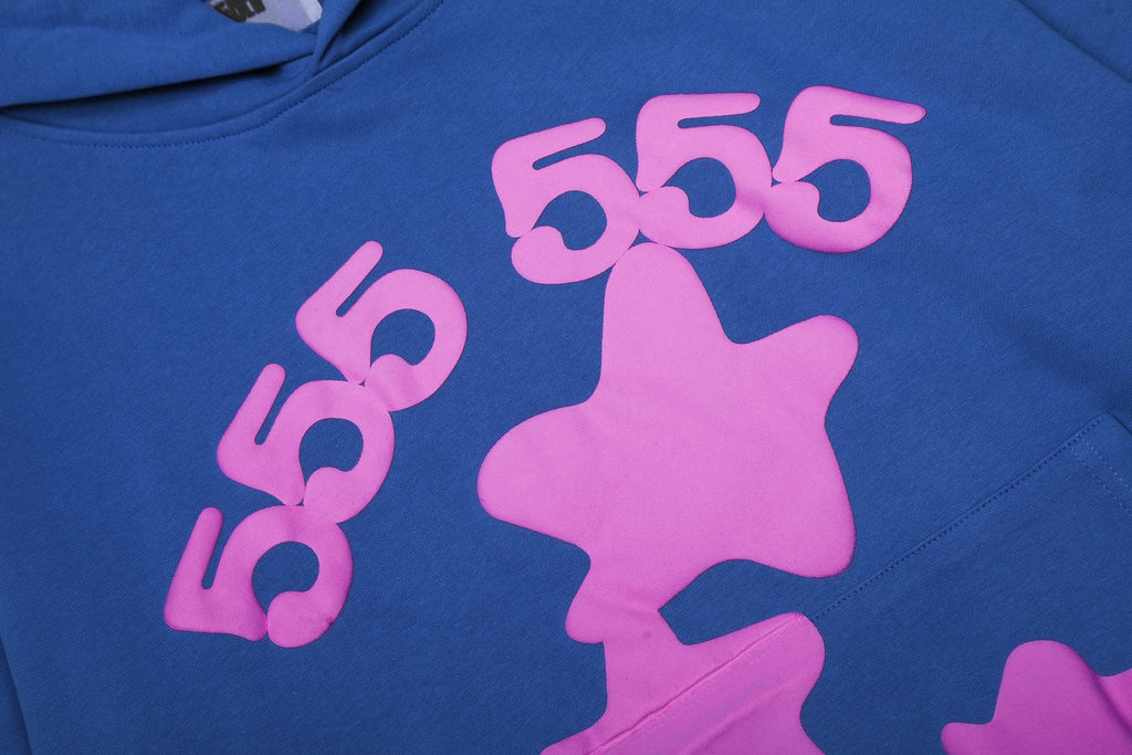 Sp5der Blue Star 555 Graphic Matching Set — detail