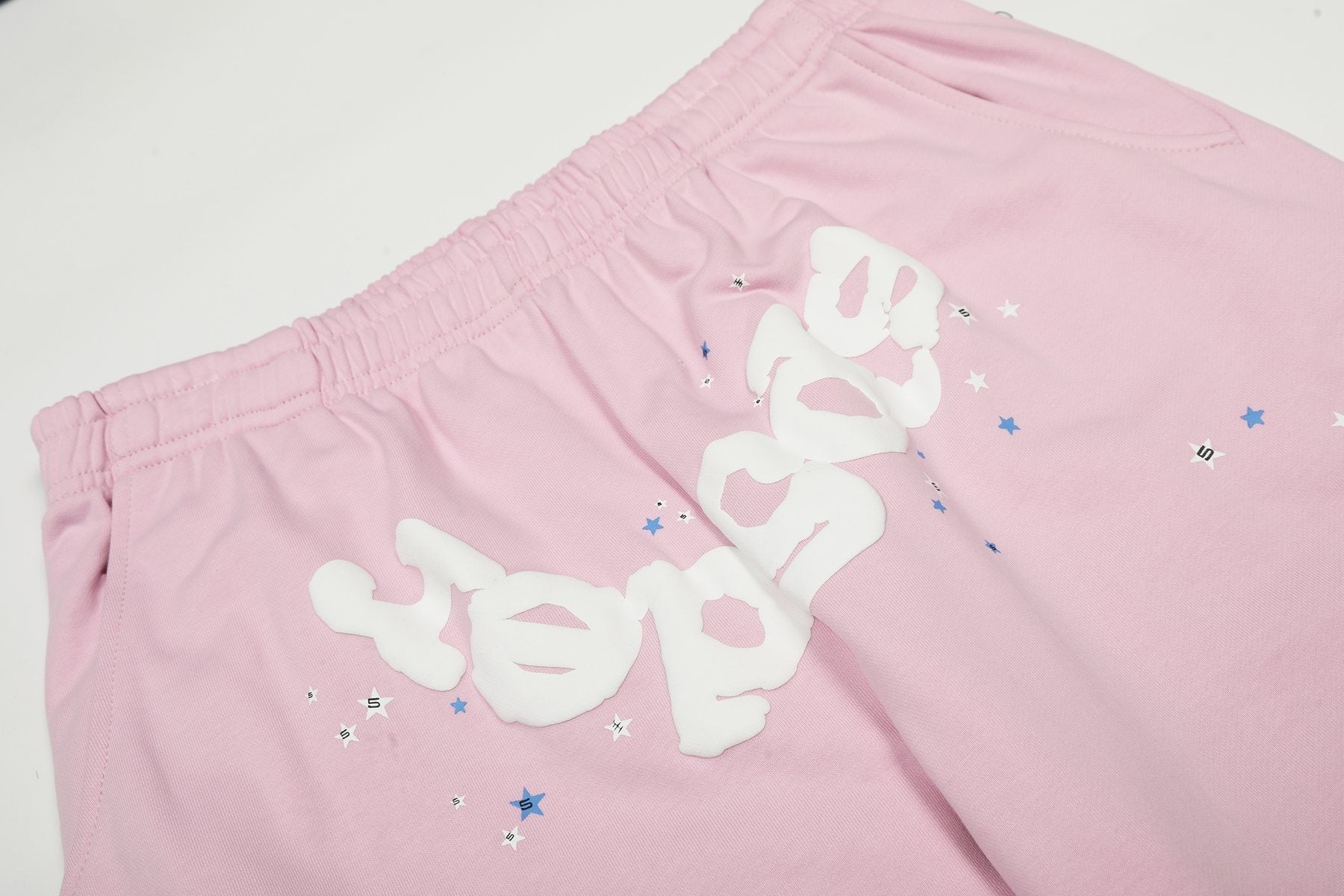 Sp5der Spiderweb Graphic Hoodie & Sweatpants Matching Set — detail