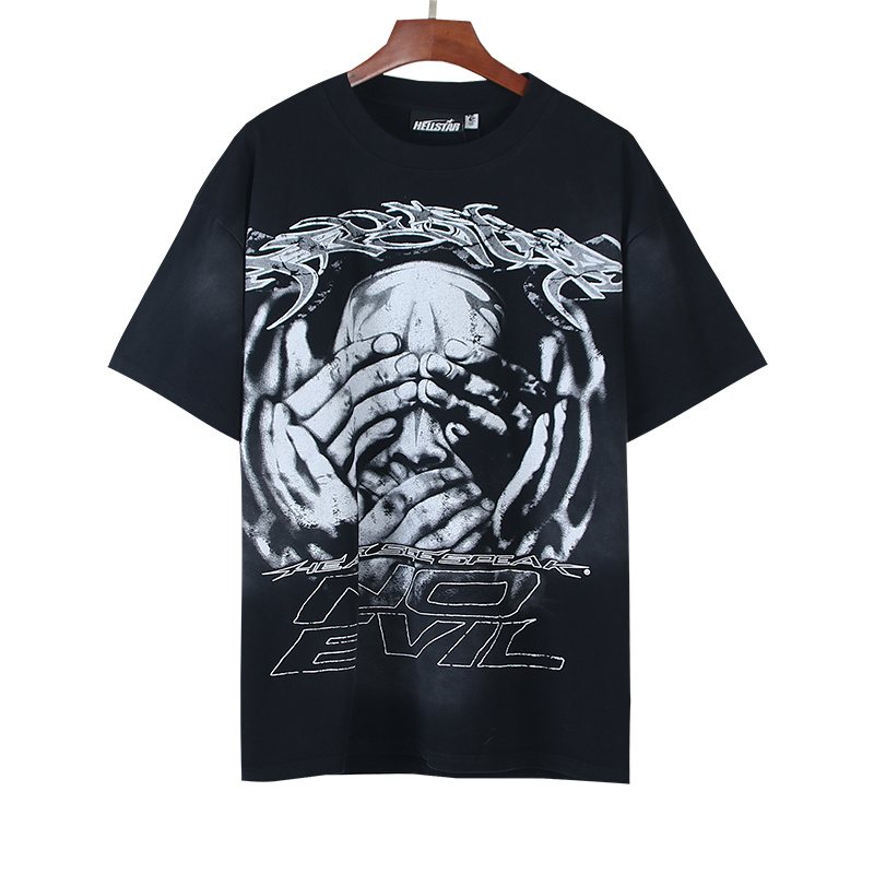 Hellstar No Evil Graphic T-Shirt — front