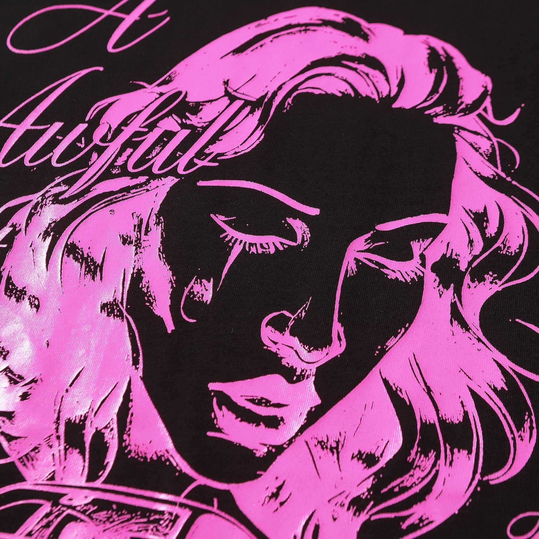 THAT'S A AWFUL LOT OF COUGH SYRUP Persona Graphic Short-Sleeve T-Shirt — detail