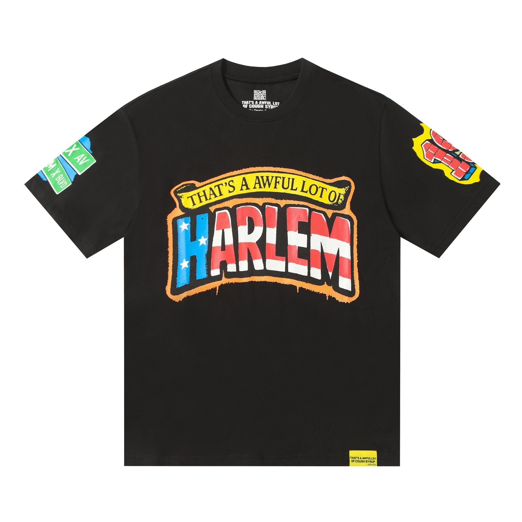 THAT'S A AWFUL LOT OF COUGH SYRUP Harlem Eagle Graphic T-Shirt — front