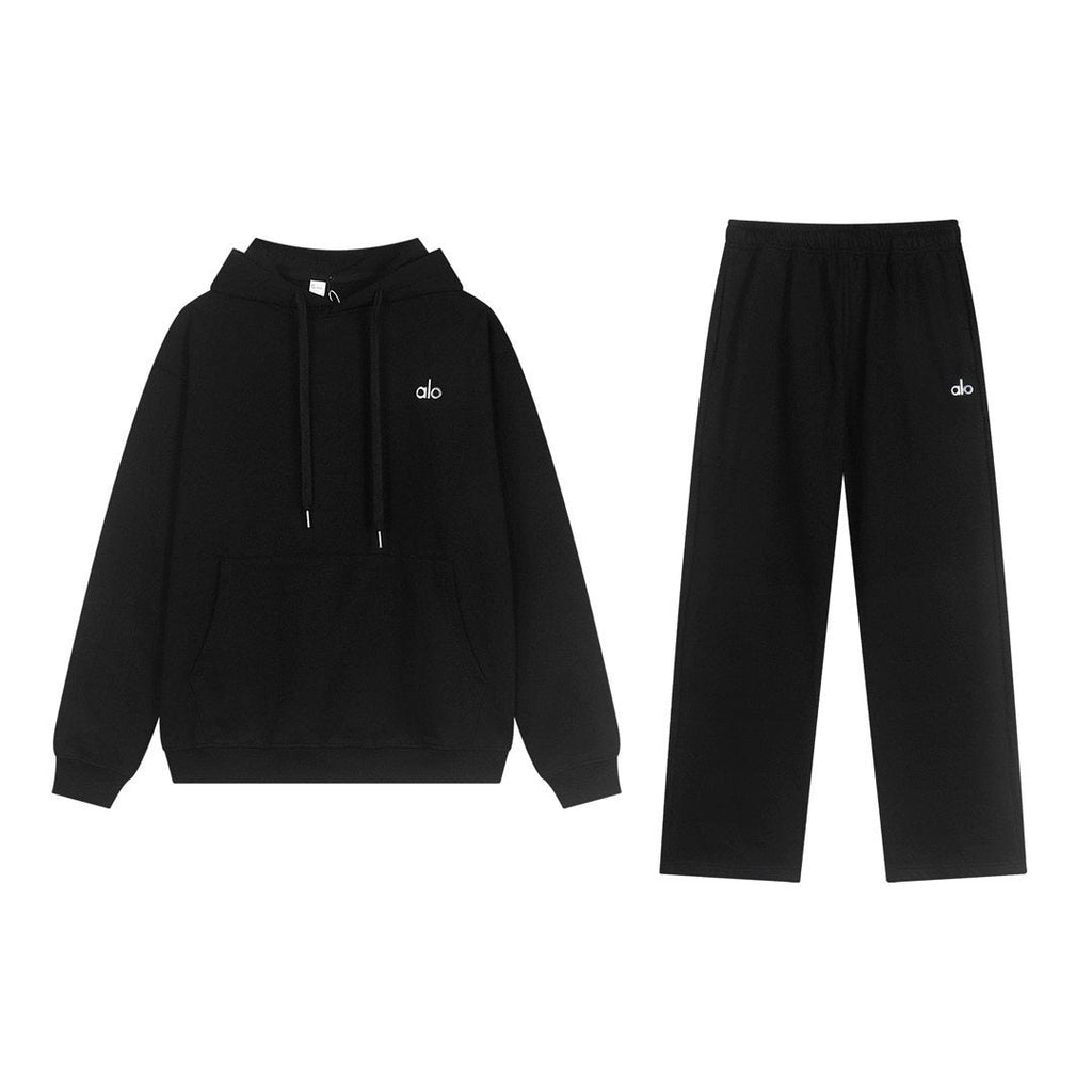 alo Logo Graphic Hoodie & Sweatpants Matching Set — hero