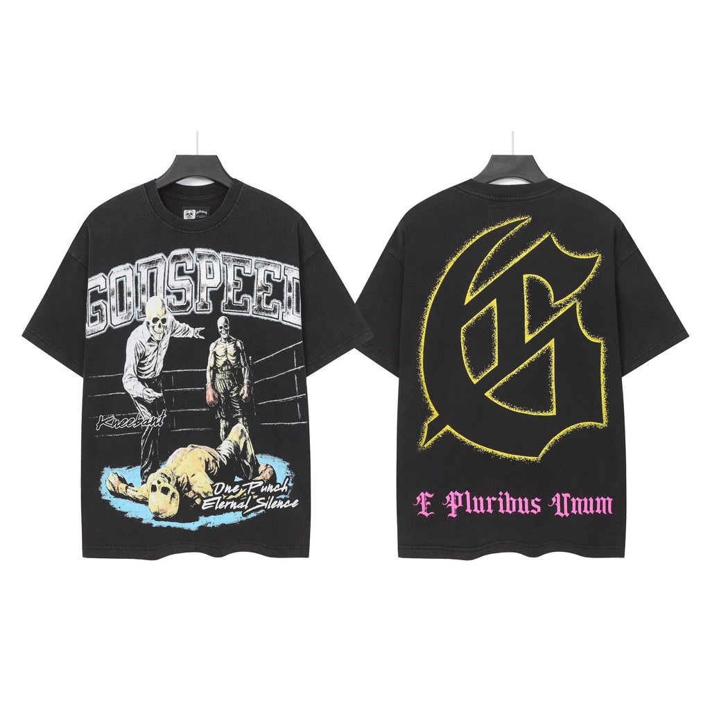 Godspeed Wrestling Graphic Short-Sleeve T-Shirt — hero