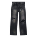 Purple Brand Black Washed Distressed Jeans — hero