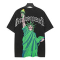 Godspeed Statue of Liberty Skull Graphic T-Shirt — hero