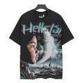 Hellstar Black Graphic Short-Sleeve T-Shirt — hero