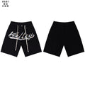 VALE Skittle Graphic Washed Denim Shorts — hero