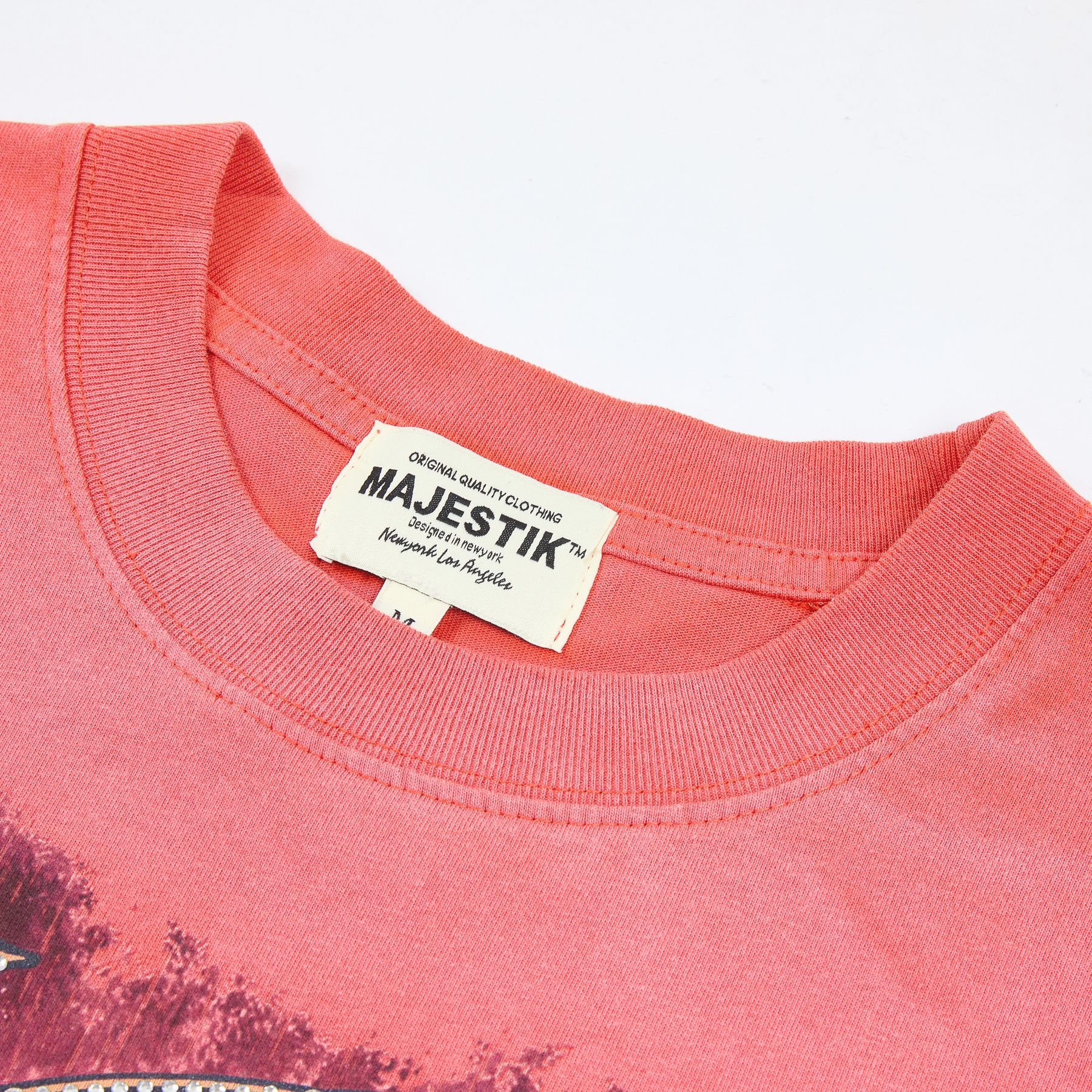 MAJESTIK Western UFO Graphic T-Shirt — neck_label