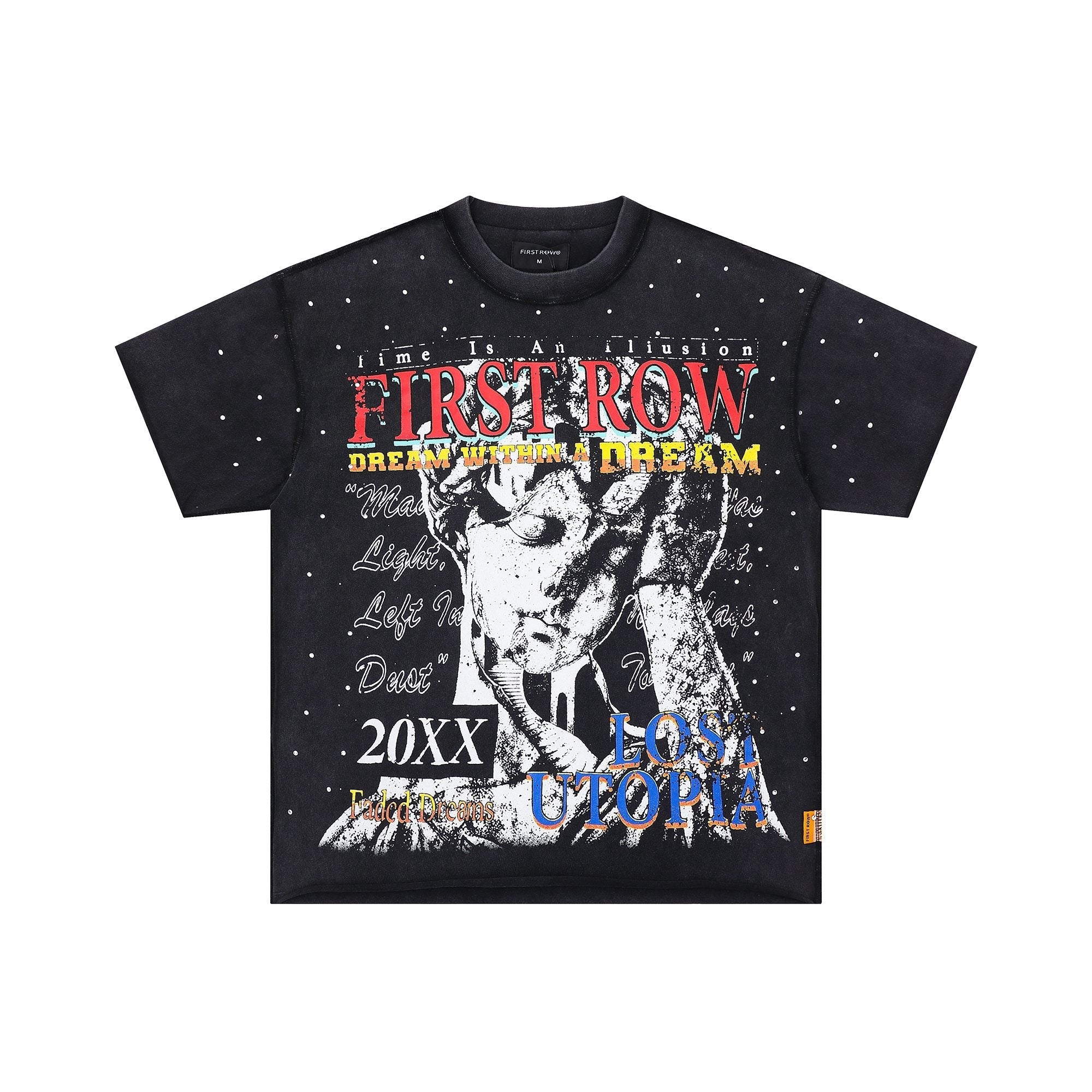 FIRST ROW Lost Utopia Illusion Cropped Graphic T-Shirt — hero
