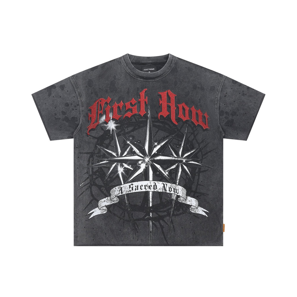 FIRST ROW A Sacred Vow Thornbush Stars Graphic T-Shirt — hero