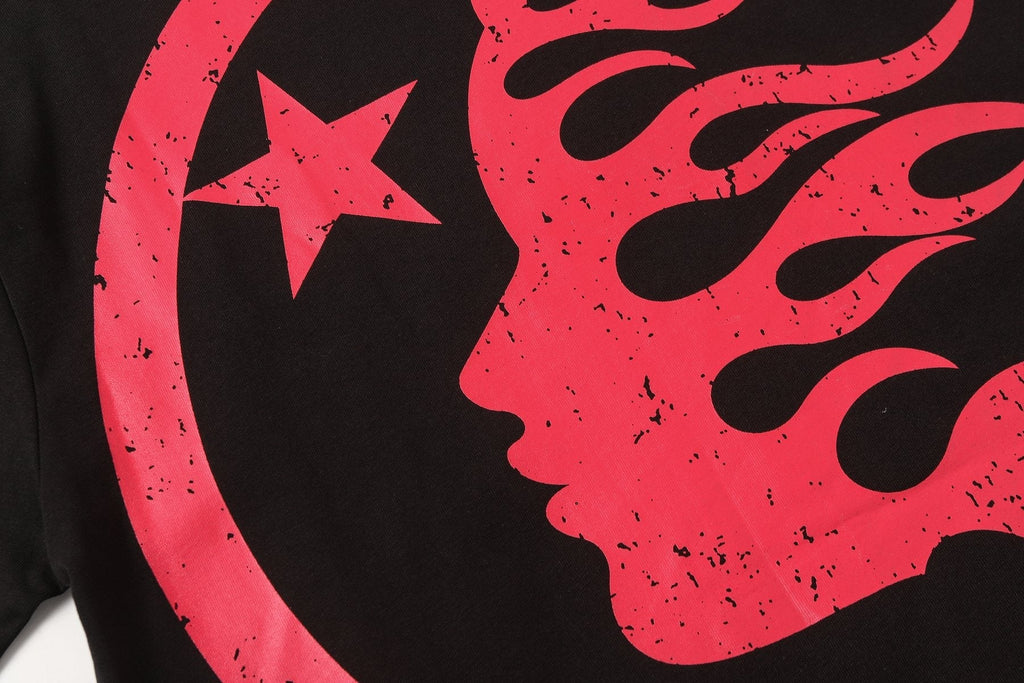 Hellstar Adventure Astronaut Graphic T-Shirt — fabric_closeup