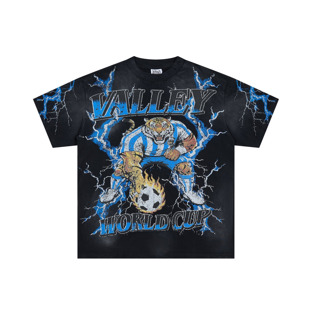VALE USA World Cup Tiger Soccer Graphic T-Shirt — hero