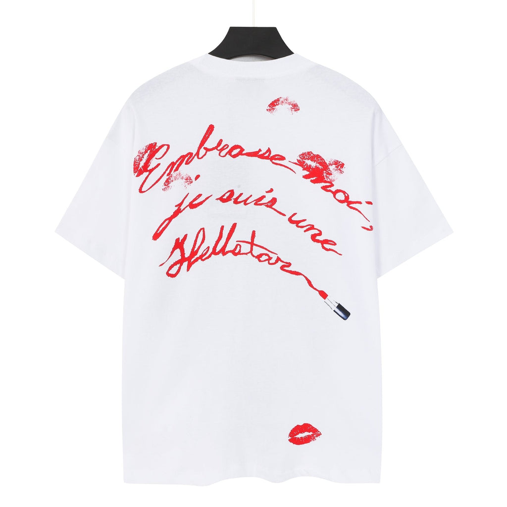 Hellstar Face & Lipstick Graphic Short-Sleeve T-Shirt — back