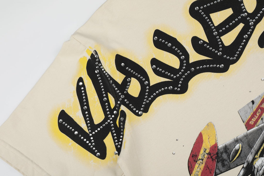 VALE USA Rocket Space Graphic T-Shirt — detail