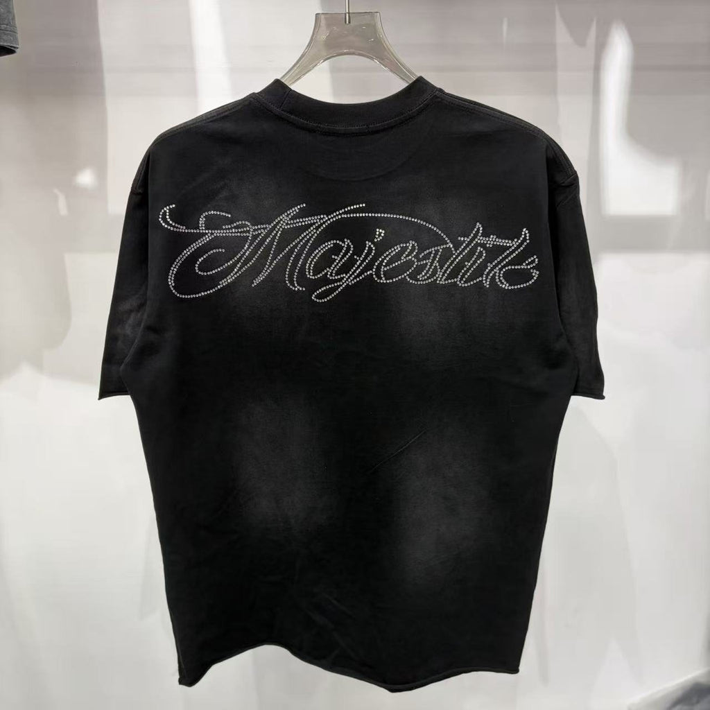 MAJESTIK Script Graphic Short-Sleeve T-Shirt — hero