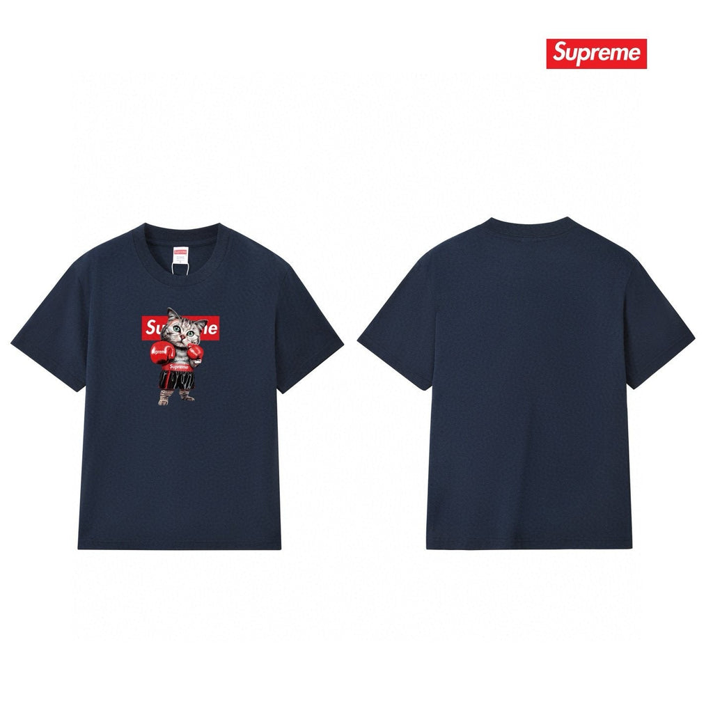 Supreme Boxing Cat Graphic T-Shirt — back