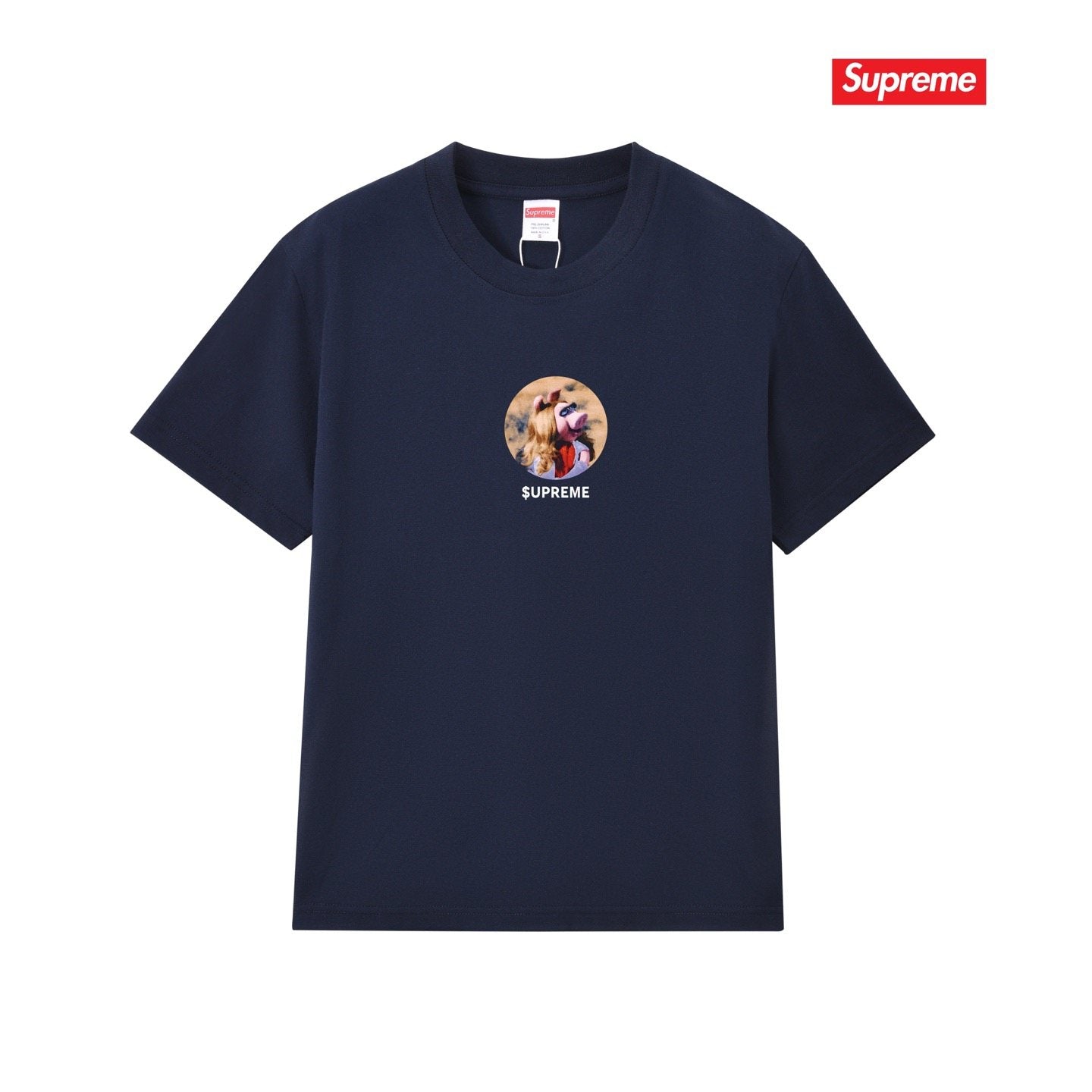 Supreme Chest Graphic Back Print T-Shirt — front