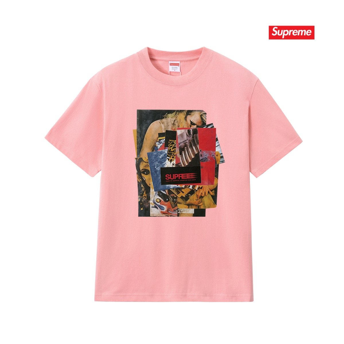Supreme Collage Graphic Short-Sleeve T-Shirt — front