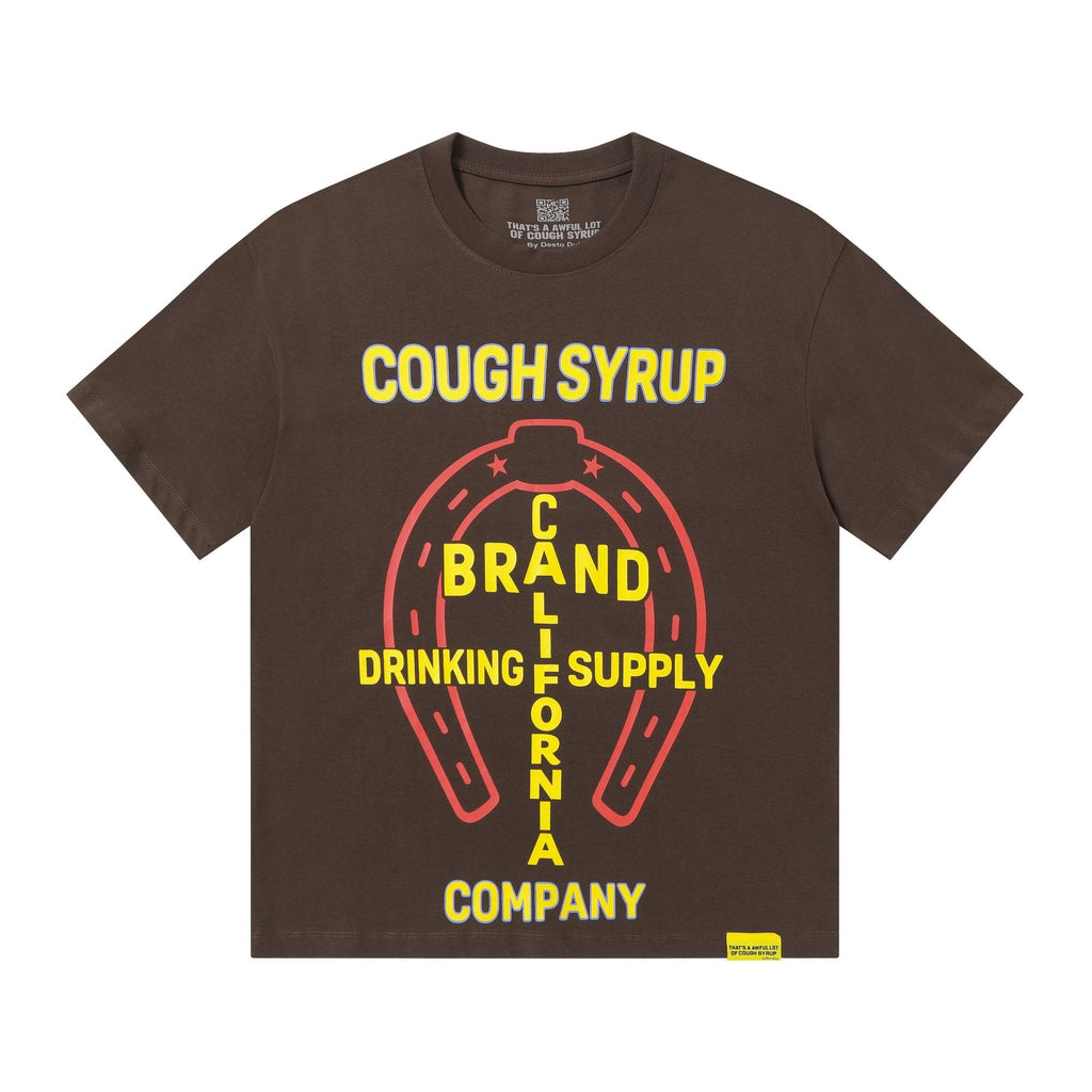 THAT'S A AWFUL LOT OF COUGH SYRUP Bull Lightning Graphic T-Shirt — hero