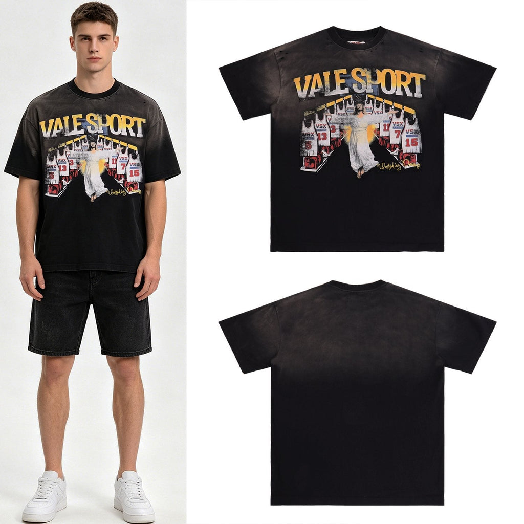 Valley Dreams Jesus Jersey Graphic T-Shirt — context