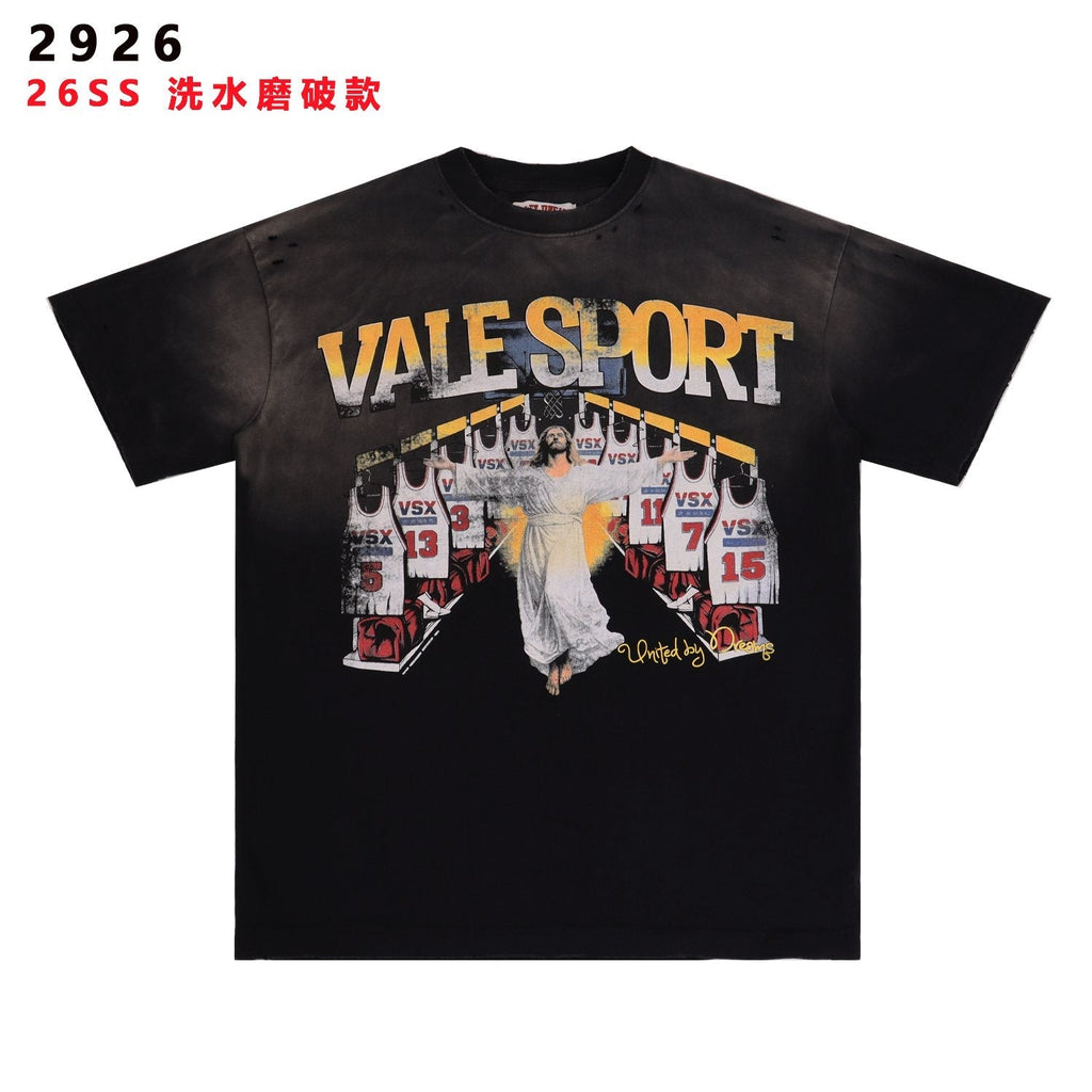 Valley Dreams Jesus Jersey Graphic T-Shirt — hero