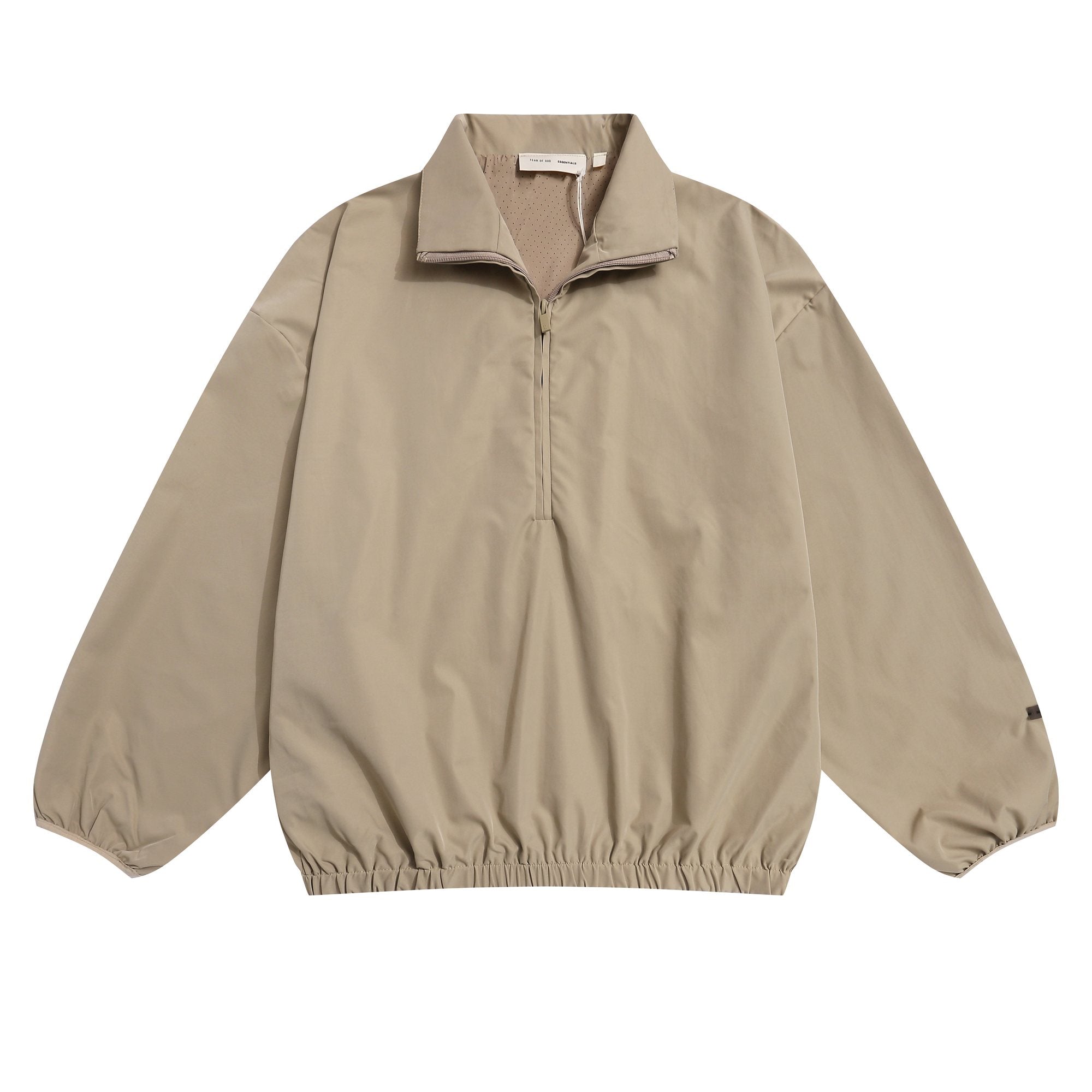 Fear of God Essentials Back Graphic Half-Zip Windbreaker — front
