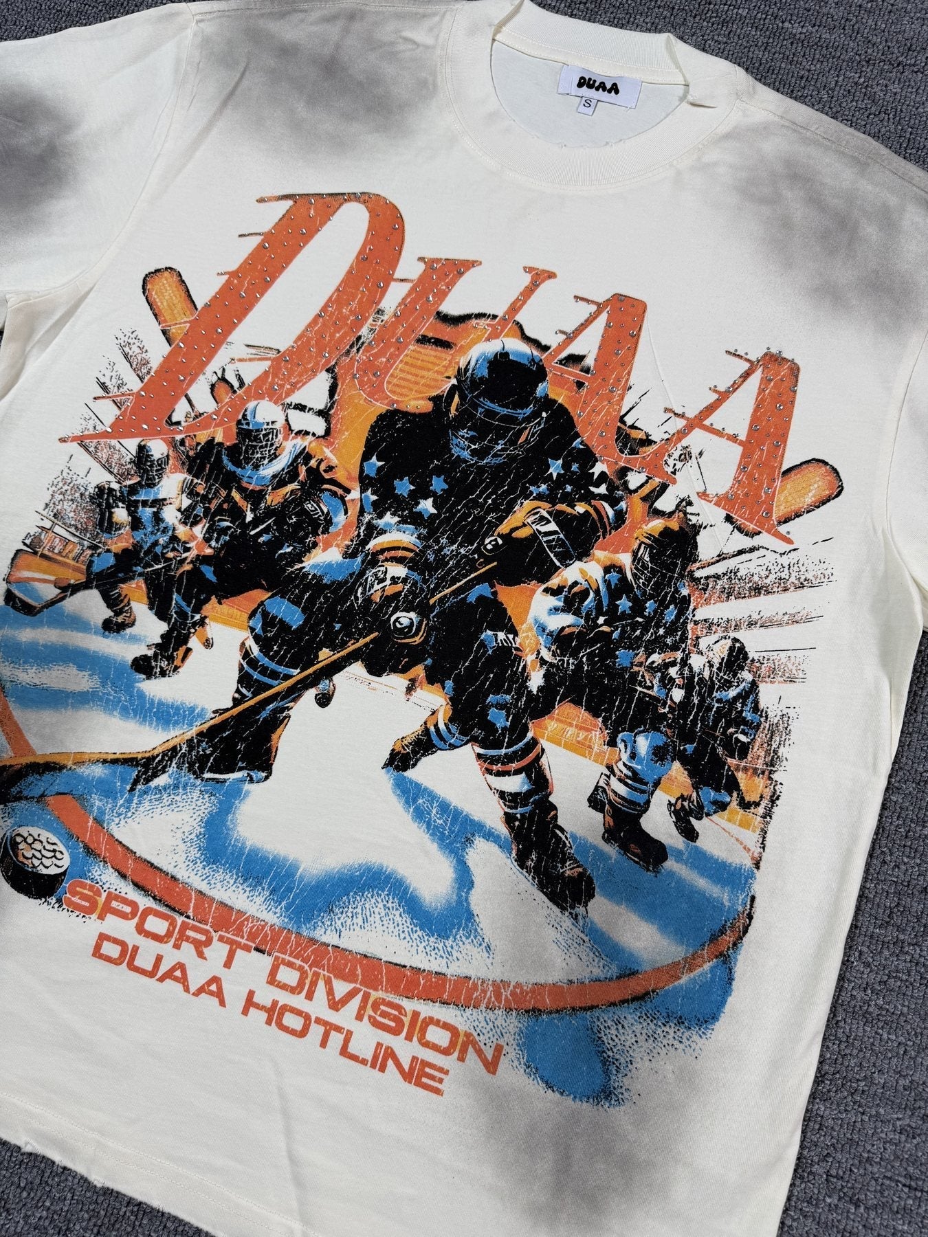 DUAA New Age Hockey Graphic T-Shirt — detail