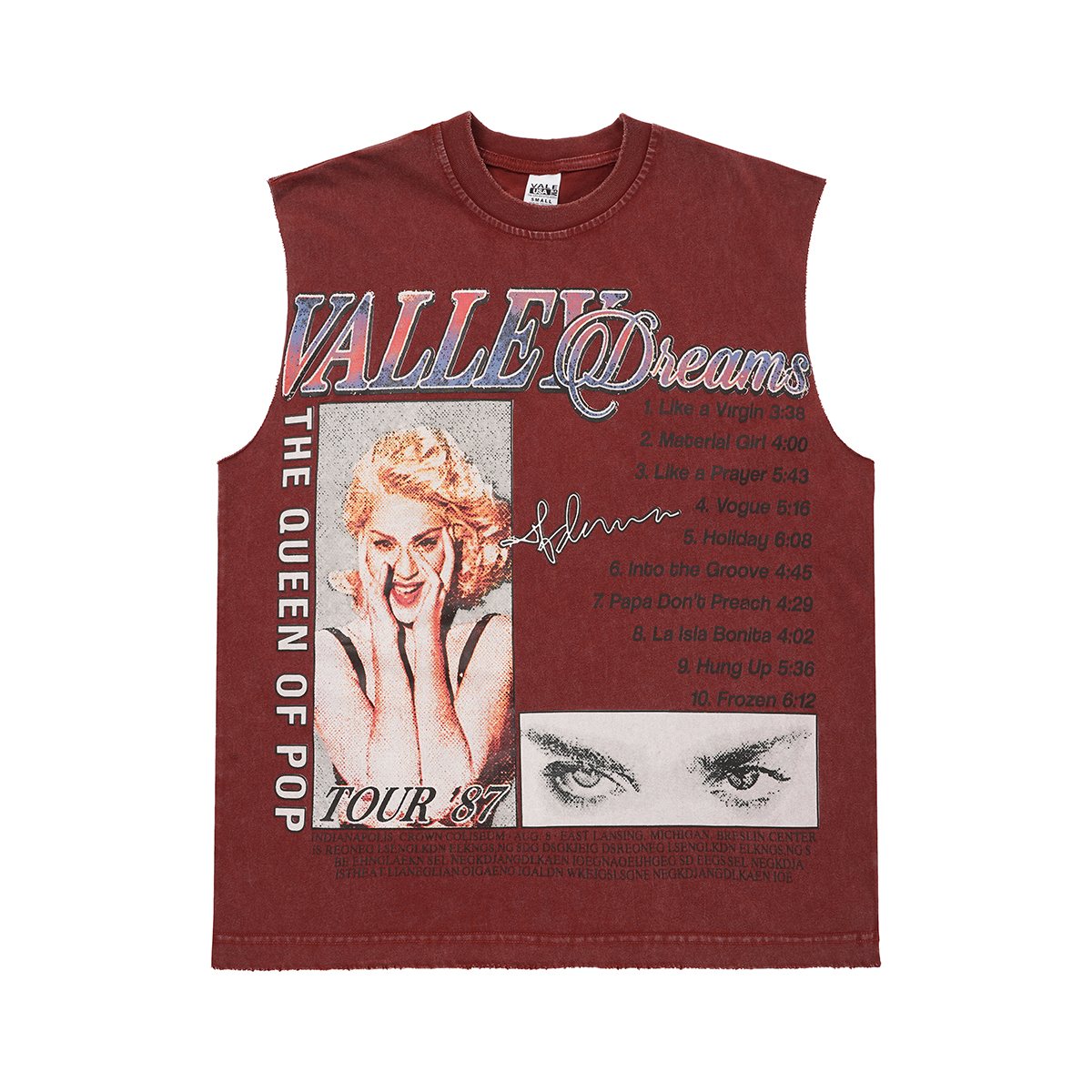 VALLEY Dreams Graphic Sleeveless T-Shirt — front